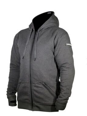 Lazyrolling Armored Hoodie Mens Medium Full Zip Protective Motorcycle Jacket